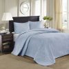 Reversible Quilt Set Blue Twin/Twin XL