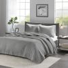 3 Piece Quilt Set Grey King/Cal King