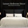Bedding King Bed Sheets Set - 4 Piece Bedding - Brushed Microfiber - Shrinkage and Fade Resistant - Easy Care (King, White)