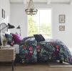 5 Piece Comforter Set Black King/Cal King