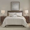 Full/Queen 3 Piece Cotton Yarn Dyed Comforter Set