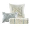 7 Piece Tufted Comforter Set Seafoam King