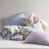 Floral Comforter Set with Bed Sheets Blue King