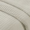 3 Piece Quilt Set Cream King/Cal King