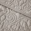 Oversized Quilted Throw Khaki 60x70"
