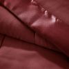 Lightweight Down Alternative Blanket with Satin Trim Burgundy King