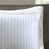 3 Piece Quilt Set White King/Cal King