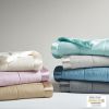 Oversized Down Alternative Blanket with Satin Trim Grey King