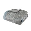 12 Piece Comforter Set with Cotton Bed Sheets Teal Cal King