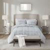 King/Cal King Back Print Long Fur Comforter Mini Set