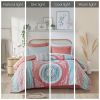 Twin XL Boho Comforter Set with Bed Sheets