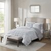 Full/Queen Back Print Long Fur Comforter Mini Set