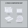 King/Cal King 100% Cotton Sateen Embroidered Comforter Set